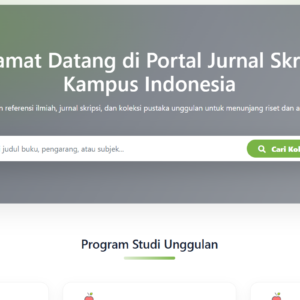 Paket Website Kampus – Web Jurnal