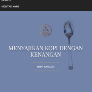 Paket Website UMKM - Coffee Shop
